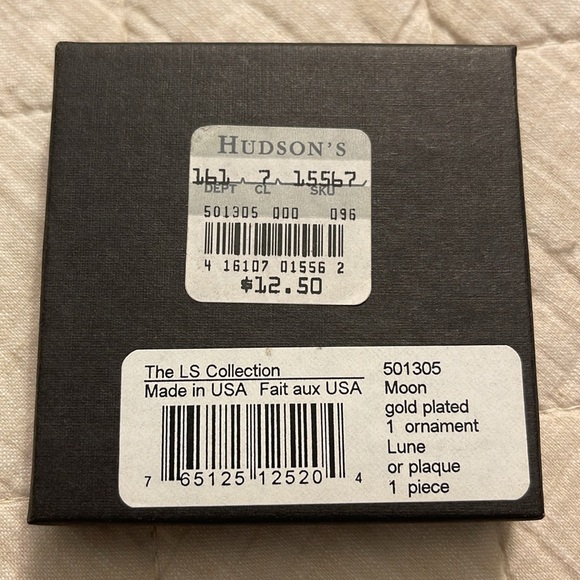 The LS collection gold plated holly leaf ornament. Preowned excellent cond. - Picture 4 of 5